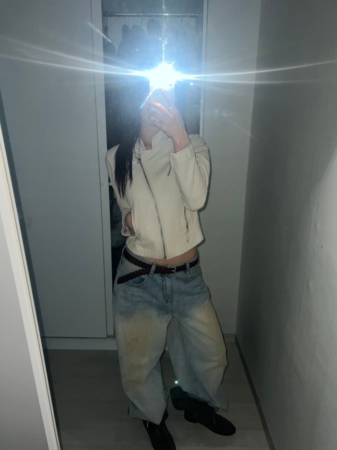 Vintage wash lowlise denim 상품이미지2