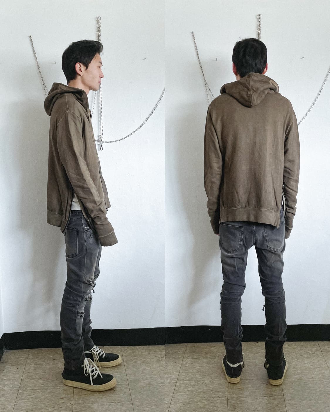 발망 데카르넹 11SS 가먼트워시 크레스트 후드집업 상품이미지6