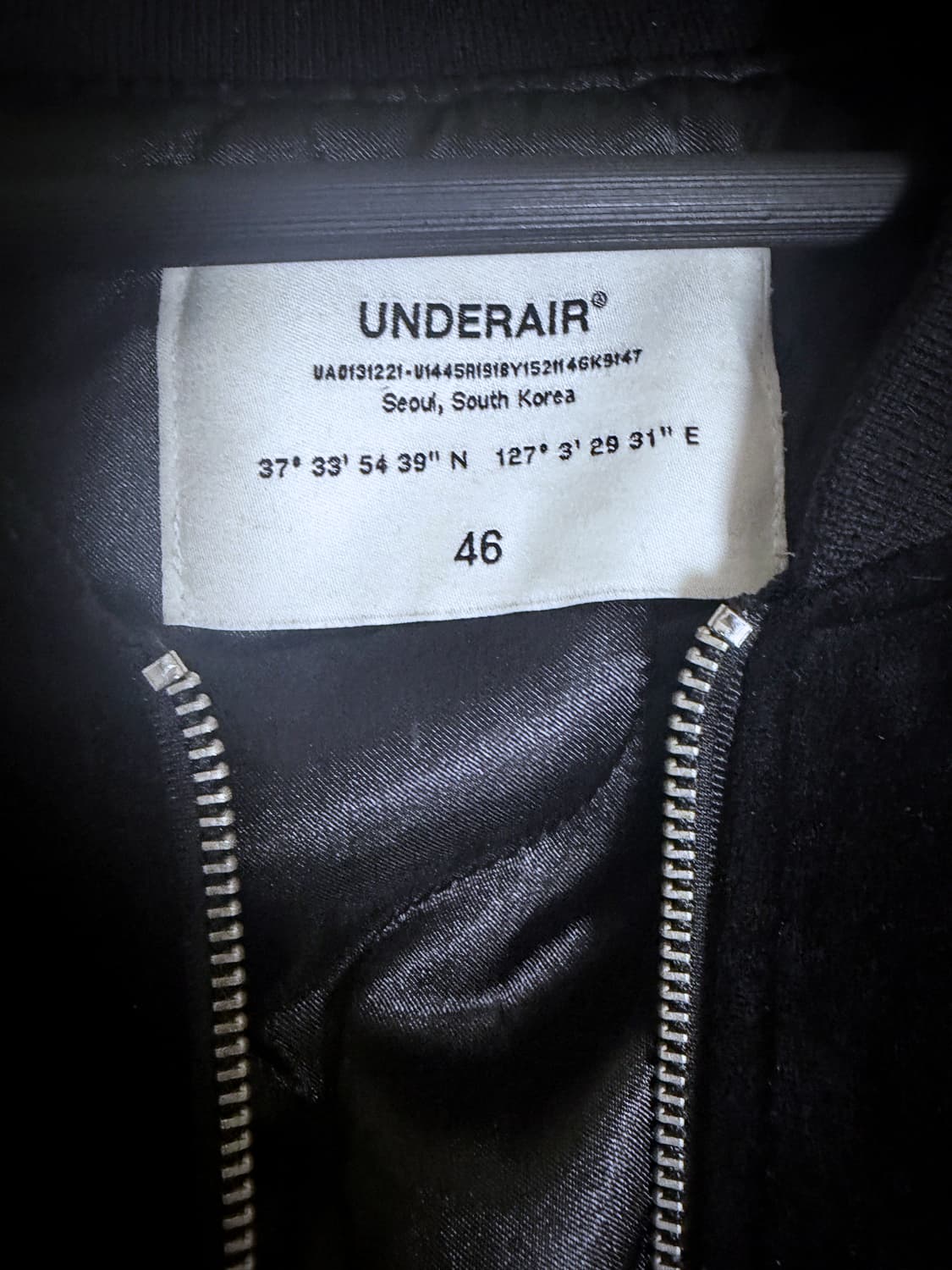 언더에어 벨벳 자수 스카쟌 46 상품이미지3