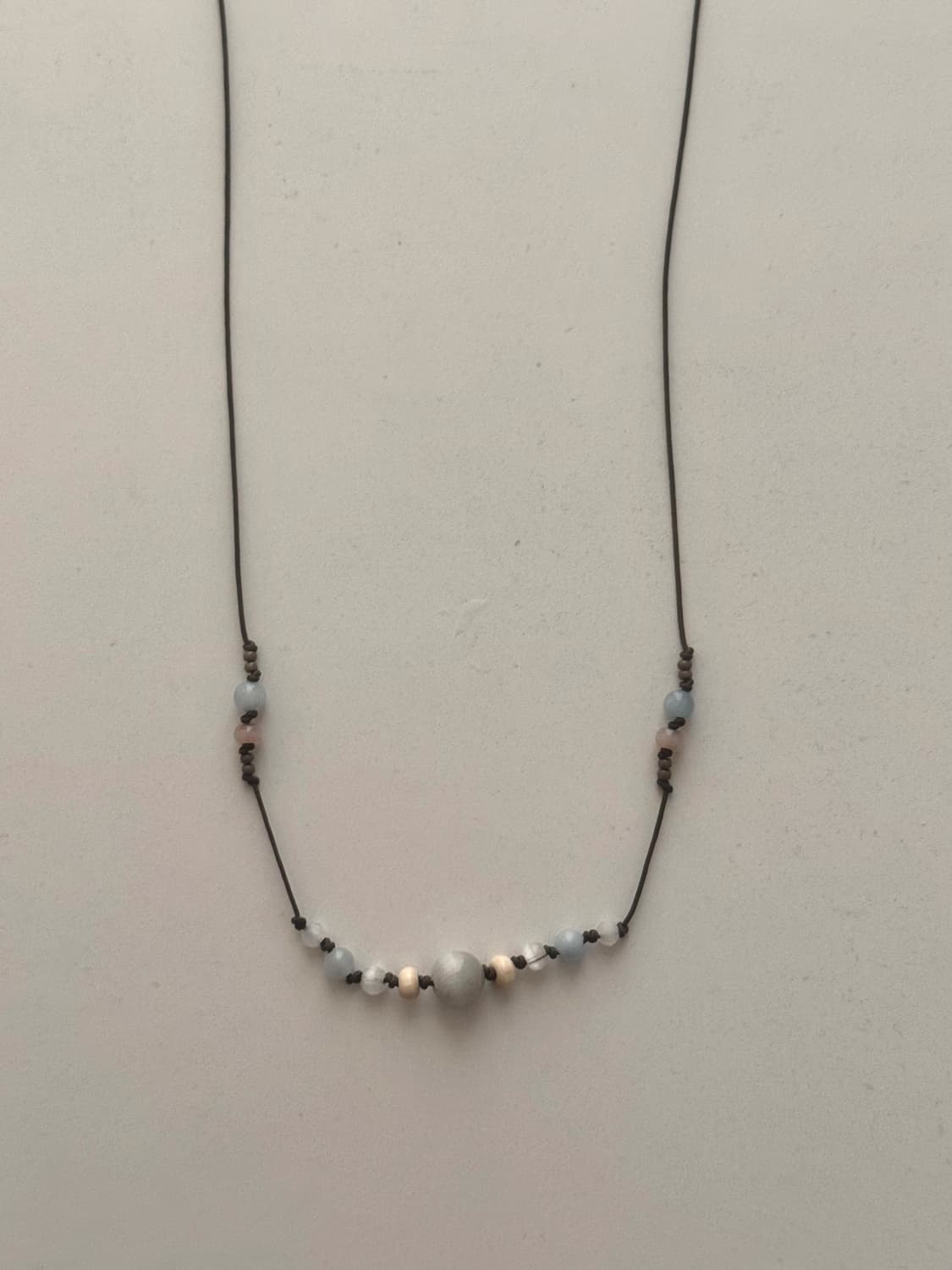 핸드메이드 비즈목걸이 매듭목걸이 상품이미지1