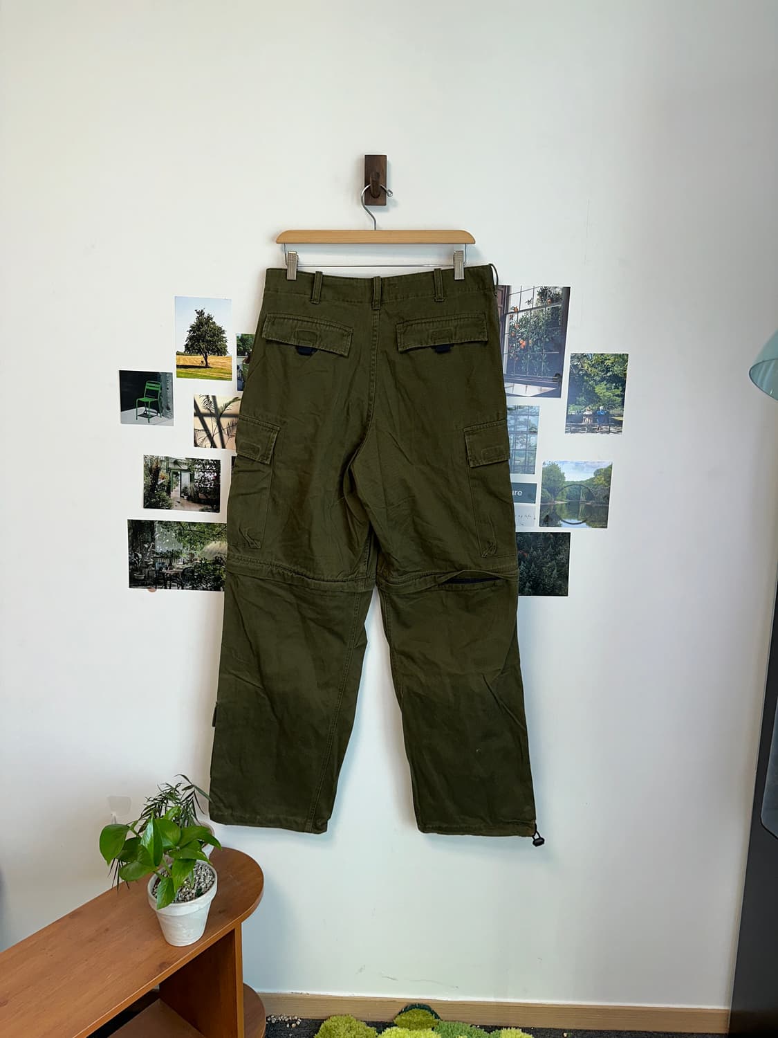 Khaki detail cargo pants  상품이미지5