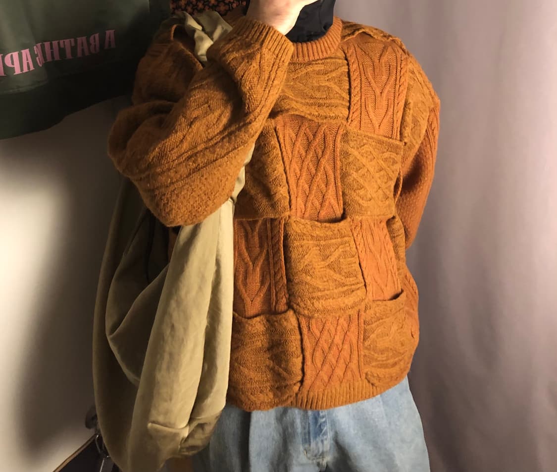 요크 크로싱 케이블 니트 상품이미지4