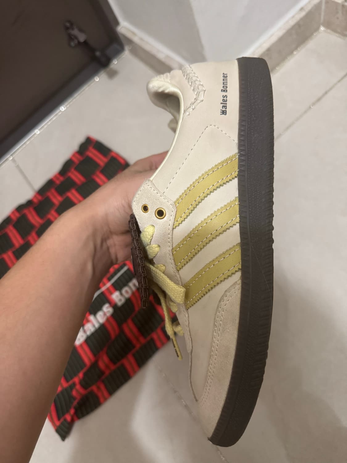 아디다스 웨일스 보너 삼바 브라운 에크루 틴트260 상품이미지3