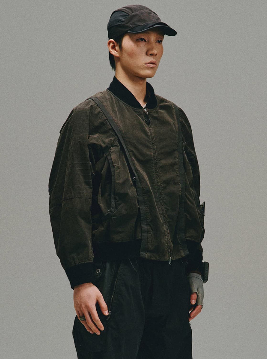 [XL] 햄커스 LPU 러스티 테크니션 익스펜더블 봄버 자켓 카본 블랙 상품이미지5