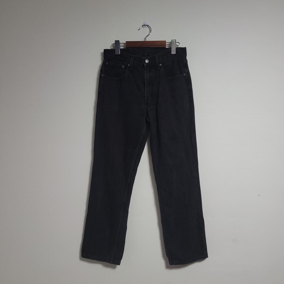 (29) LEVI'S 리바이스 청바지 516 블랙 데님 W31 L32 상품이미지3