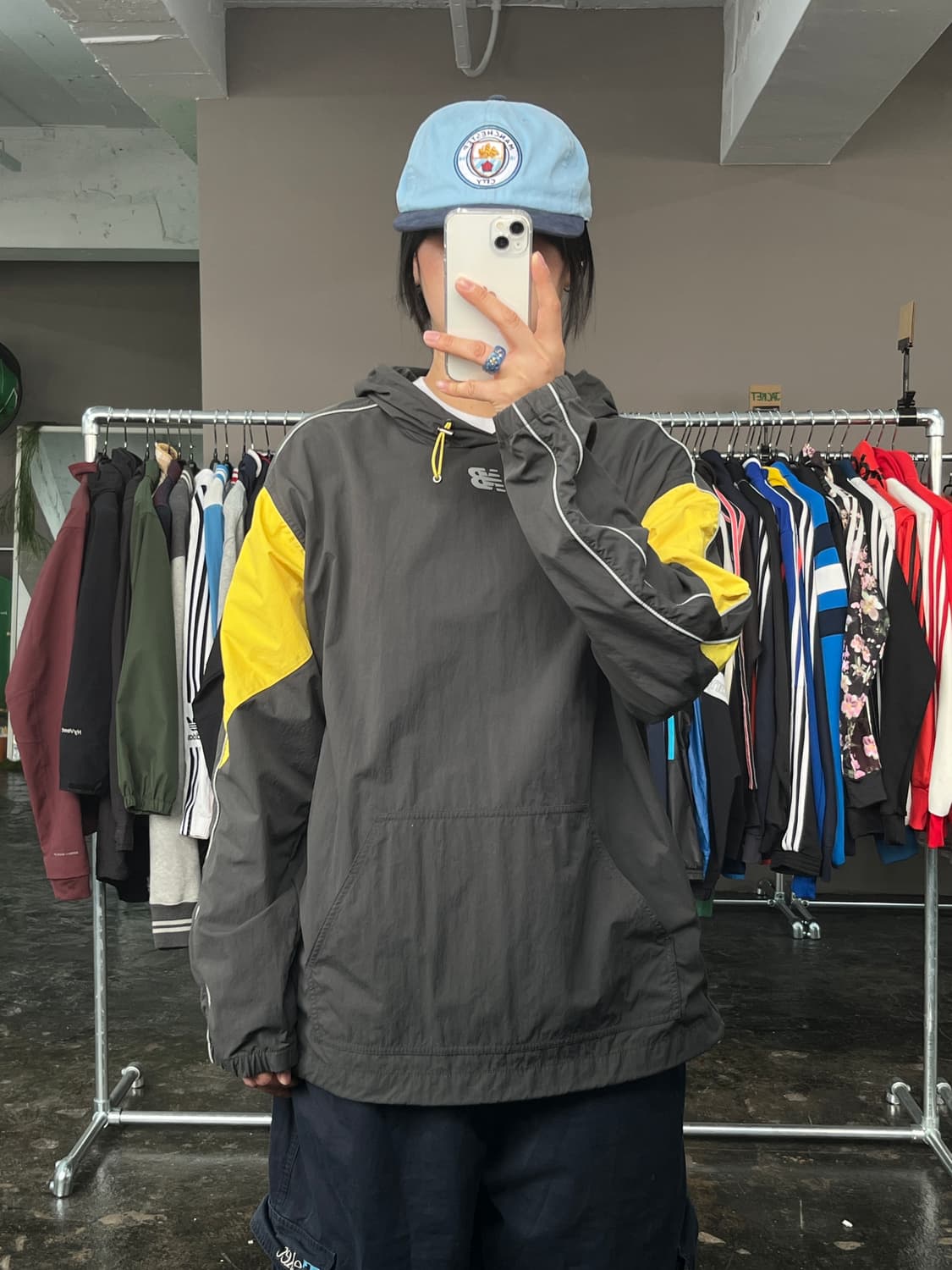 뉴발란스 바람막이 후드 아노락 상품이미지1