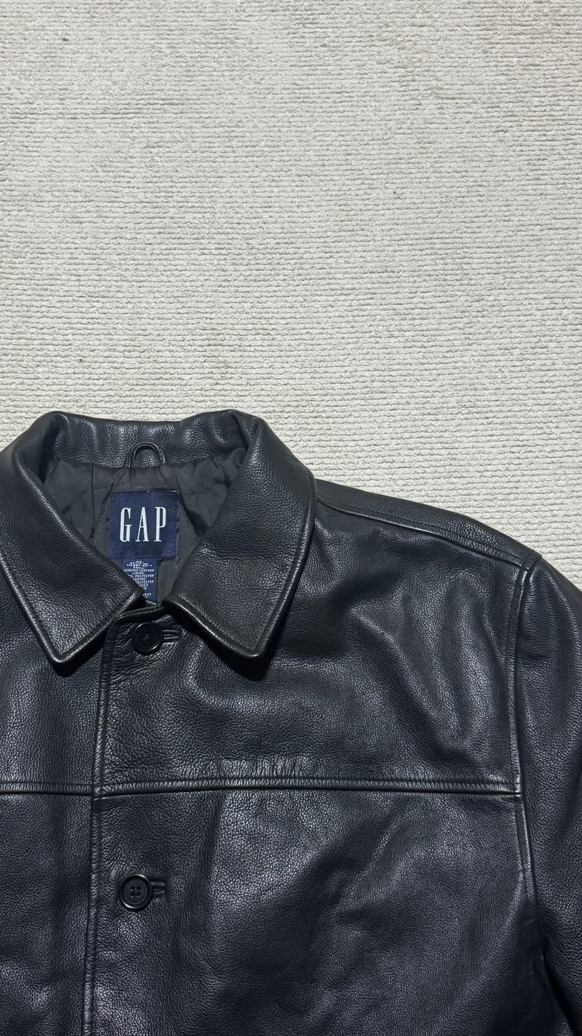 90s 올드 갭 카우레더 카코트 XL 상품이미지4