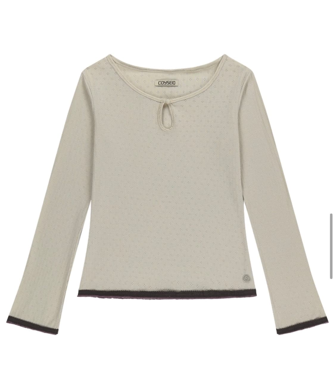 구함) 코이세이오 아일렛 레이스 롱슬리브 아이보리 상품이미지1