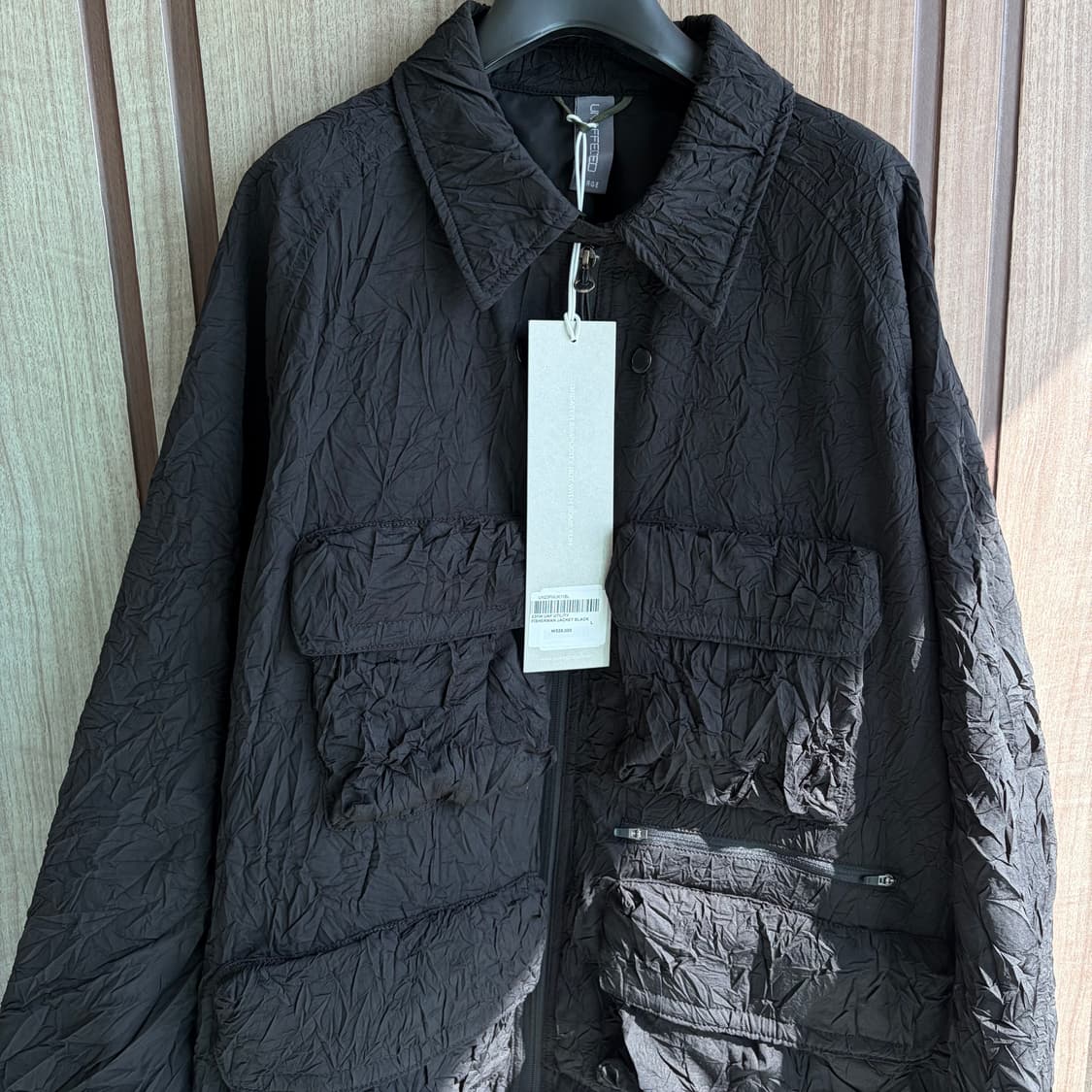 새상품(L)언어펙티드 유틸리티 피셔맨 자켓 블랙 상품이미지2