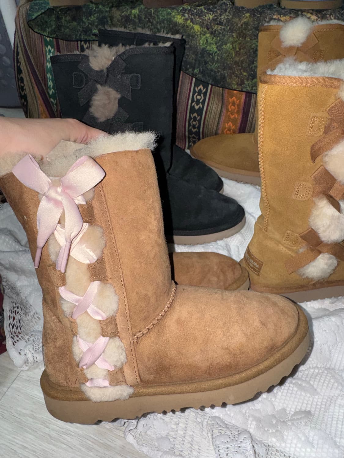 Ugg 리본 어그부츠 210 (225까지는 가능) 상품이미지9