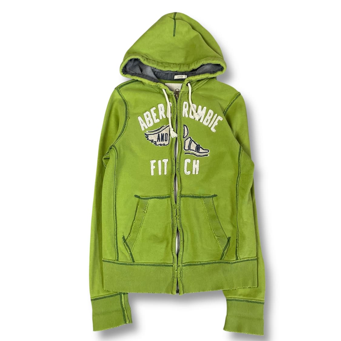  아베크롬비 연두 후드집업 M 상품이미지1
