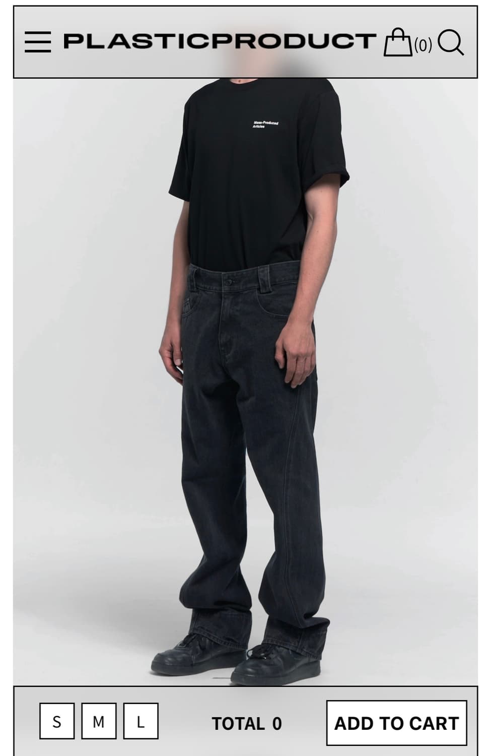 MPa DRIFT DENIM PANTS (BLACK) 상품이미지2