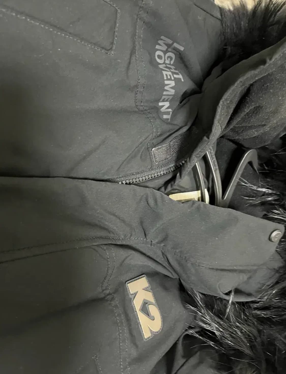 K2 블랙 야성 롱패딩 S사이즈 상품이미지5