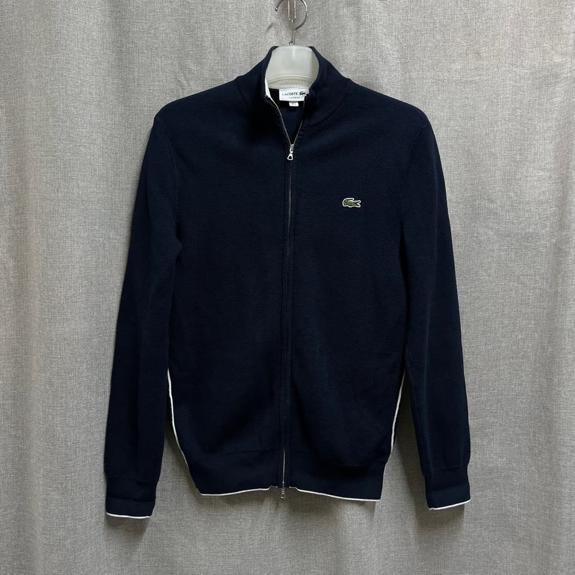 [S/95] 라코스테 클래식 핏 집업 니트 가디건 상품이미지1