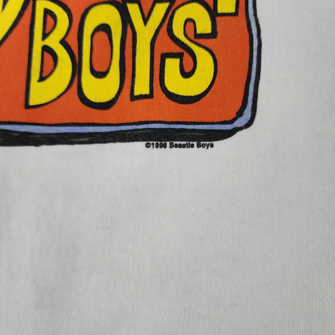 [L] 90s 비스티보이즈 RENFRO 통조림 빈티지 밴드티 랩티 상품이미지3