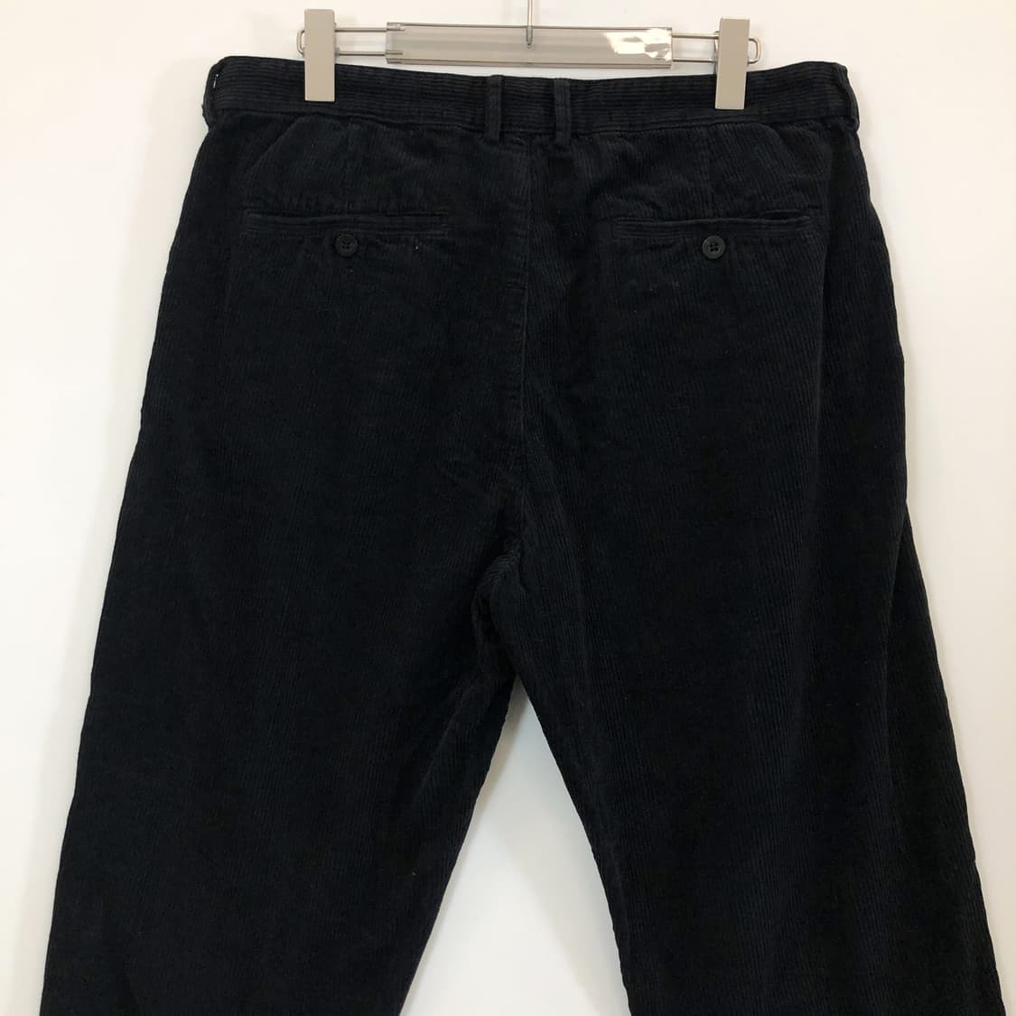 자라 코듀로이 팬츠 34 인치 블랙  상품이미지4