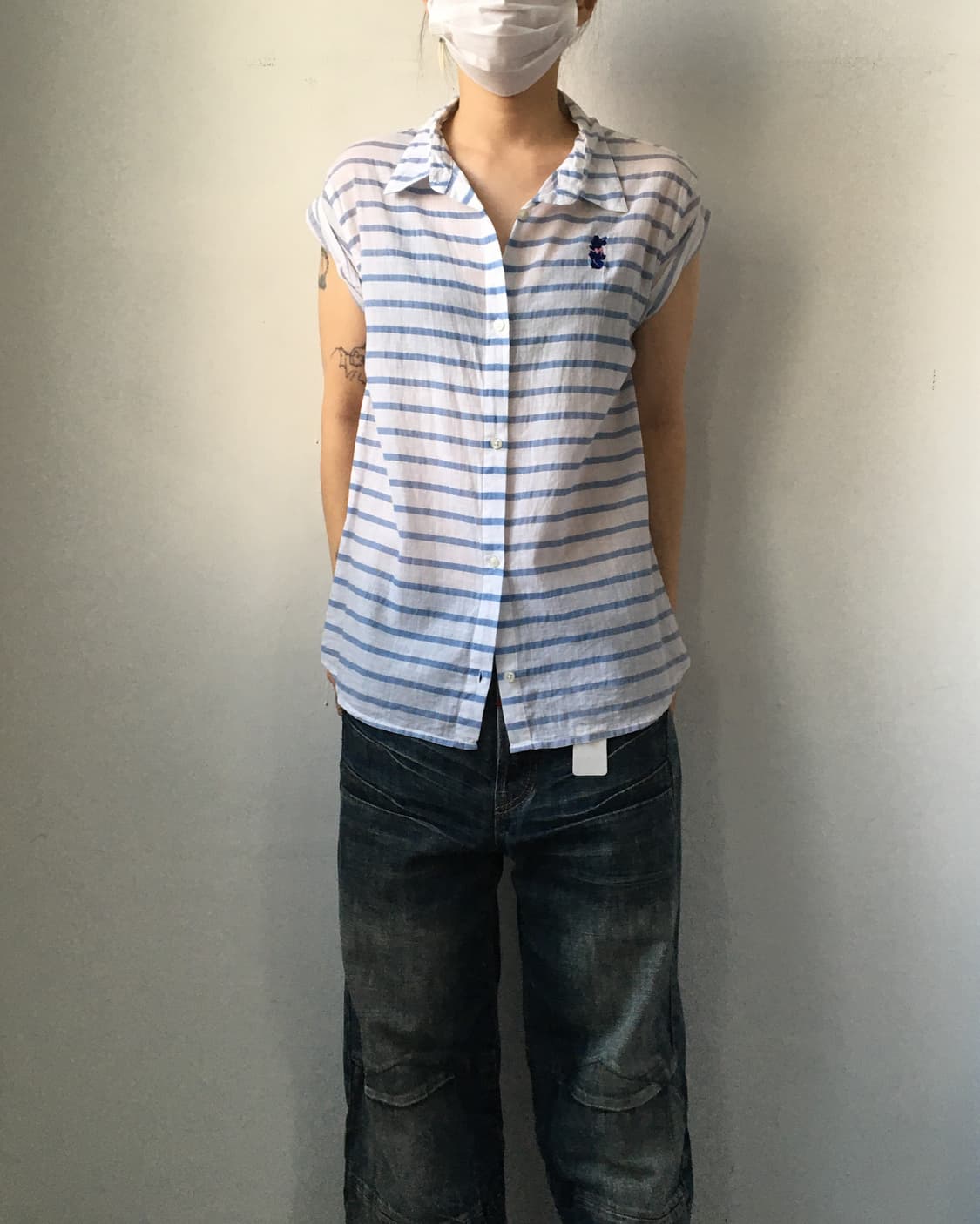 Stripe pattern shirt 상품이미지1