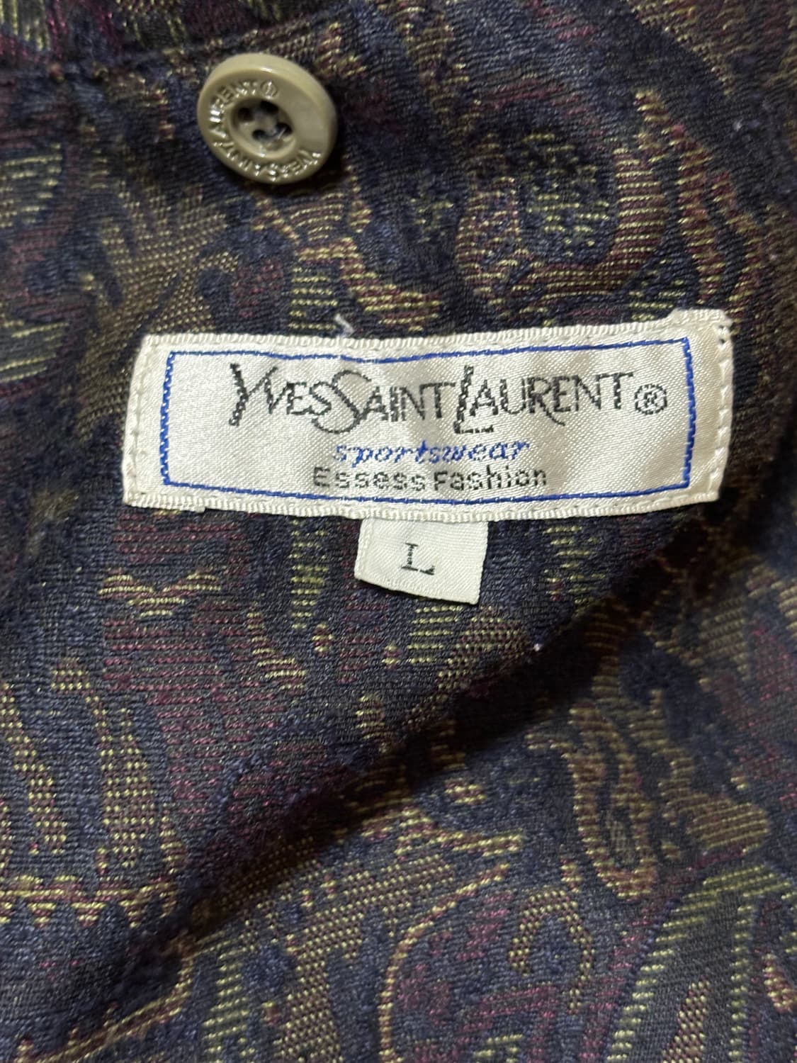 ysl wild pattern bomber cardigan L size 상품이미지4