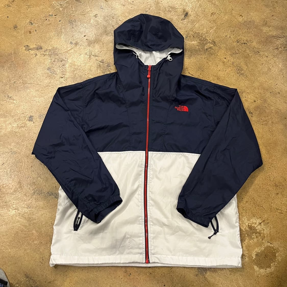 [정품/2XL] 노스페이스 바람막이 블랙 화이트 b12 상품이미지2