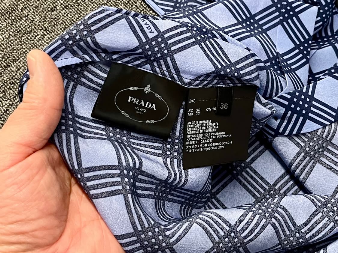 [55] 프라다 실크 셔츠 상품이미지5