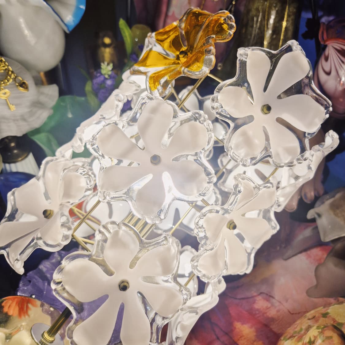 키시마 한정 레트로 부케 꽃잎 기둥 램프 상품이미지10