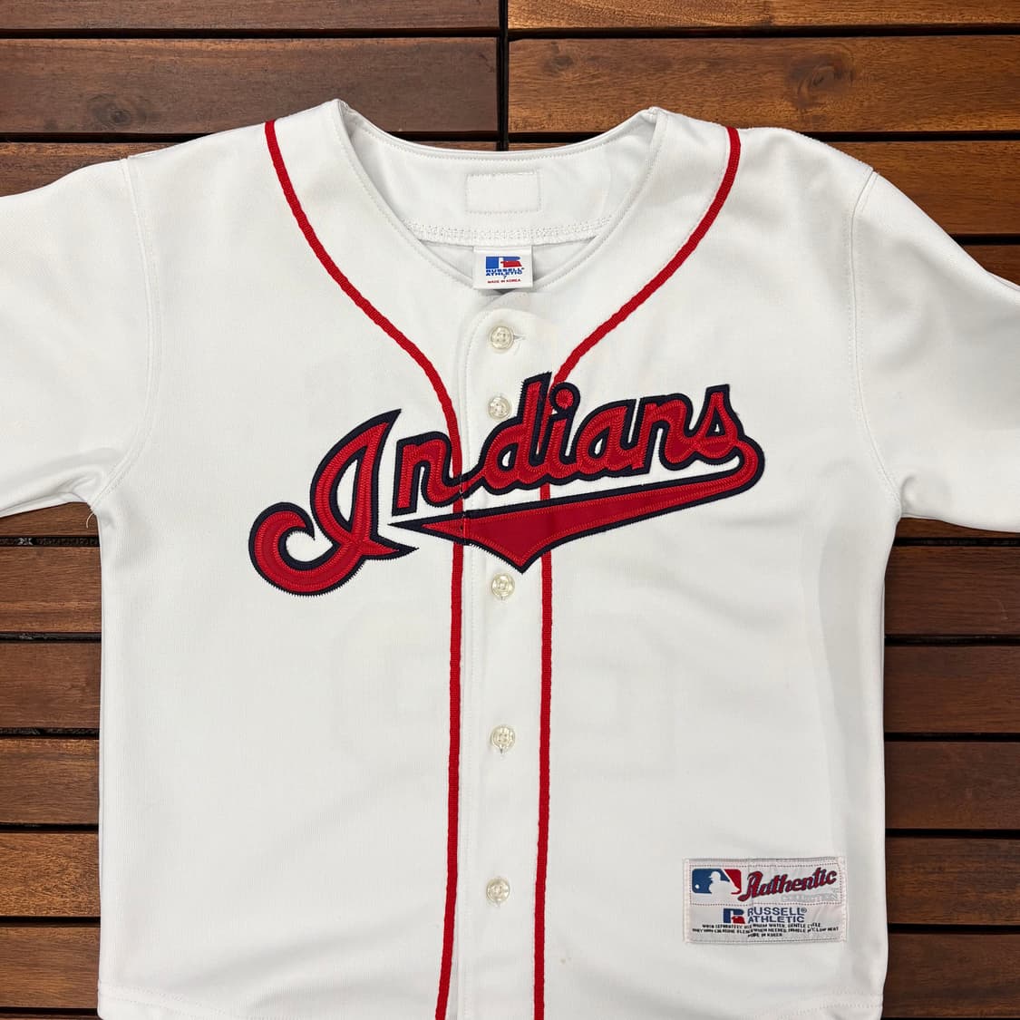 (XS) 러셀 클리블랜드 인디언스 야구 유니폼 상품이미지2
