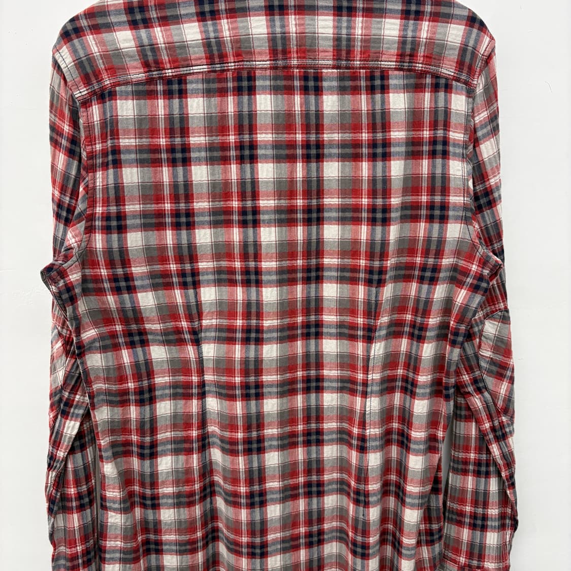 나파피리 체크 셔츠 남방 L 상품이미지7