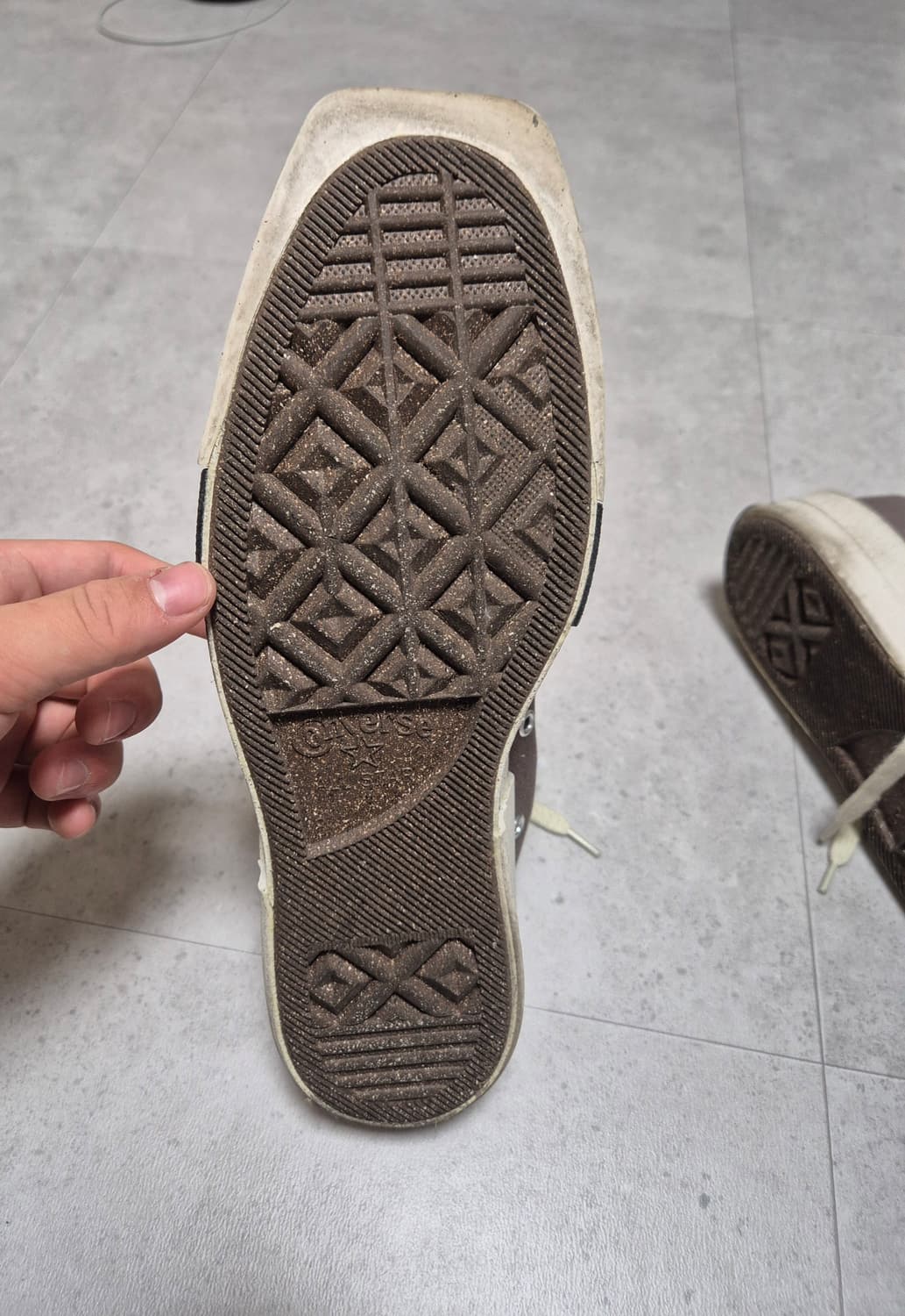 컨버스 x 다크쉐도우 터보다크 척 70 하이 그레이 상품이미지4