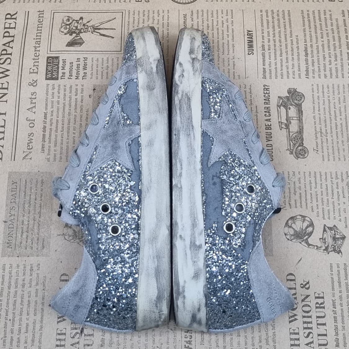 골든구스 슈퍼스타 실버 여성스니커즈230 상품이미지5