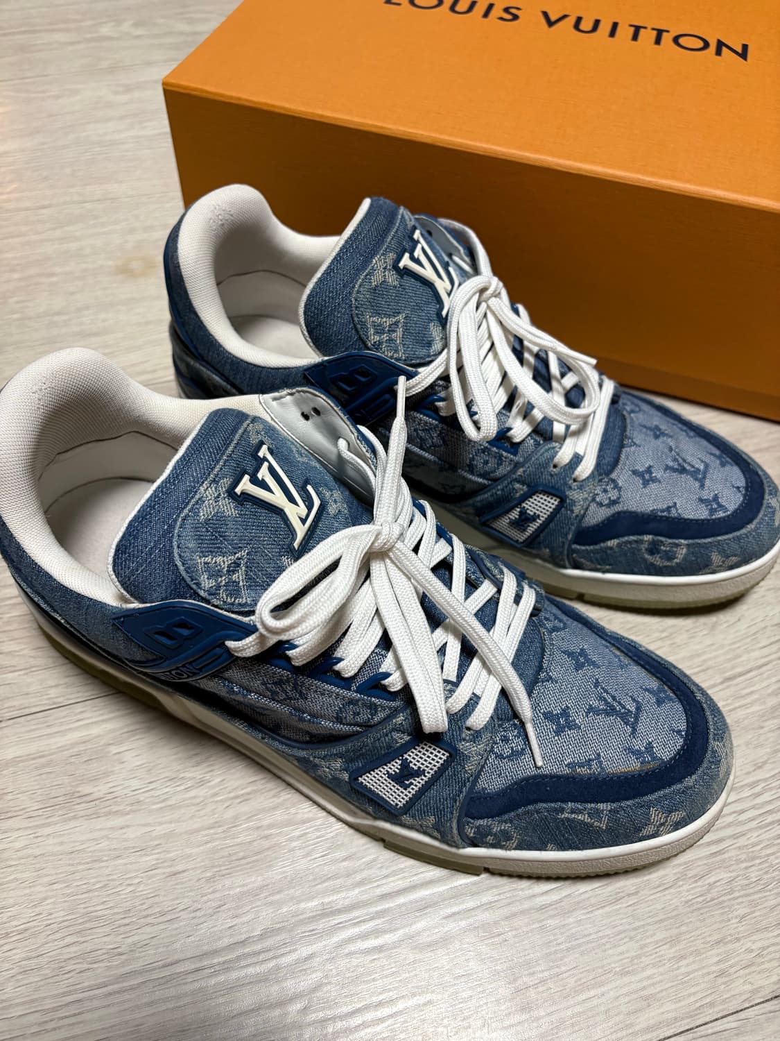 [9] 루이비통 트레이너 데님 슈즈 스니커즈 상품이미지7