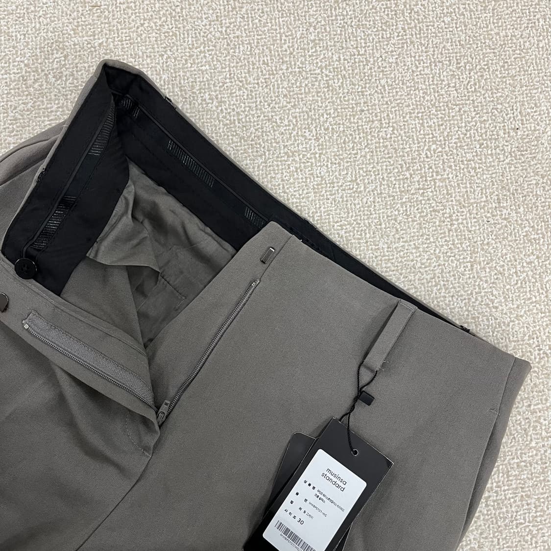 30 새상품 무신사 여성 크롭 슬랙스 0202M2 상품이미지2