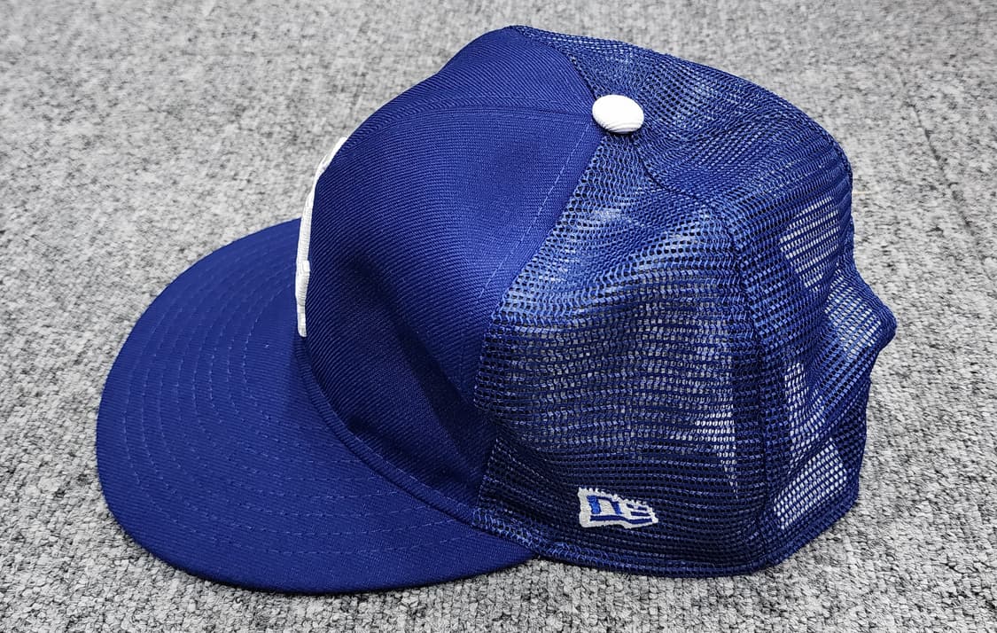 뉴에라 LA 다저스 9FIFTY 메쉬 트러커 스냅백 모자 S-M 상품이미지4