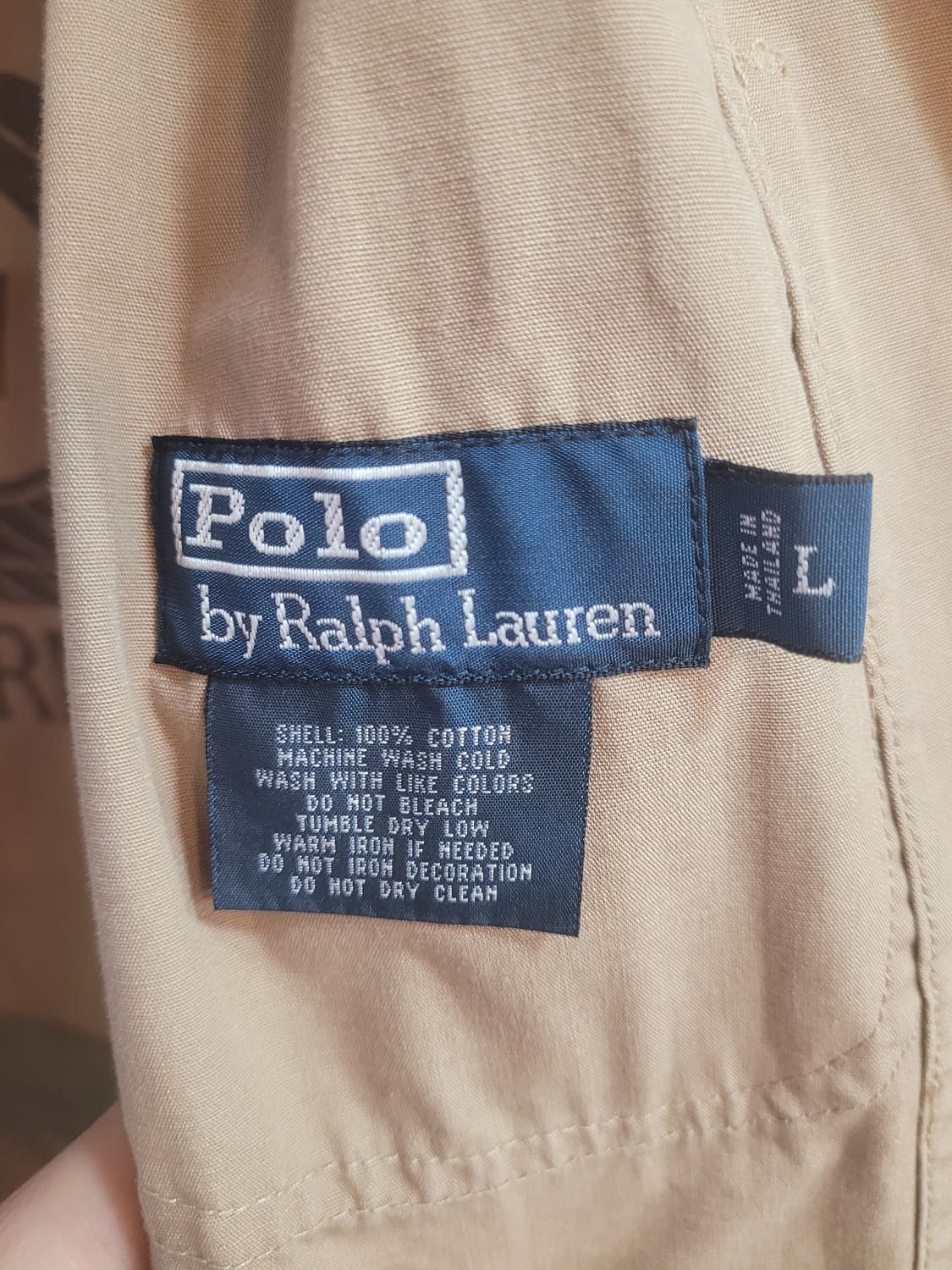 폴로 랄프로렌 남성 밀리터리 면 자켓 L 상품이미지5