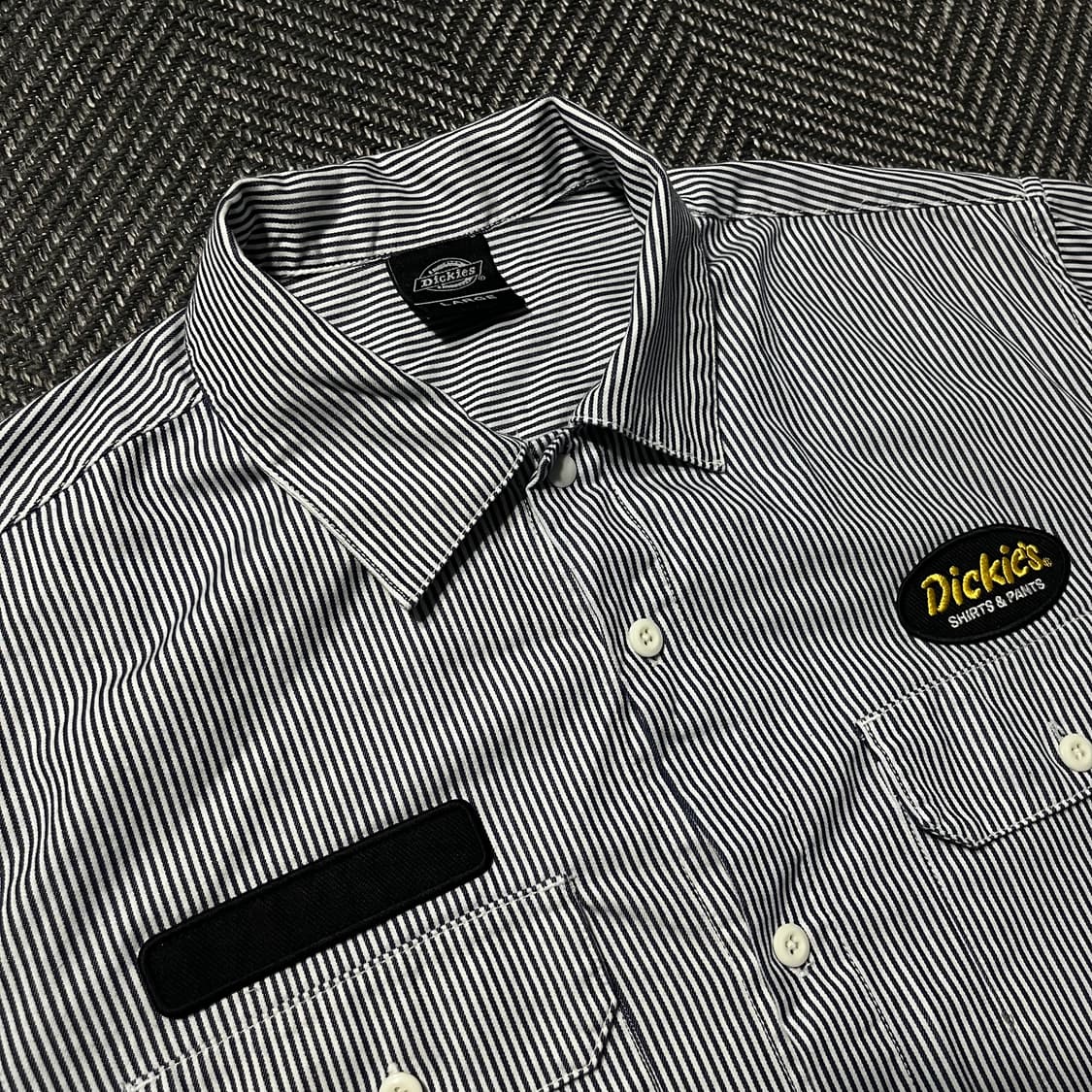 DICKIES 디키즈 반팔 패치 워크 셔츠 상품이미지3