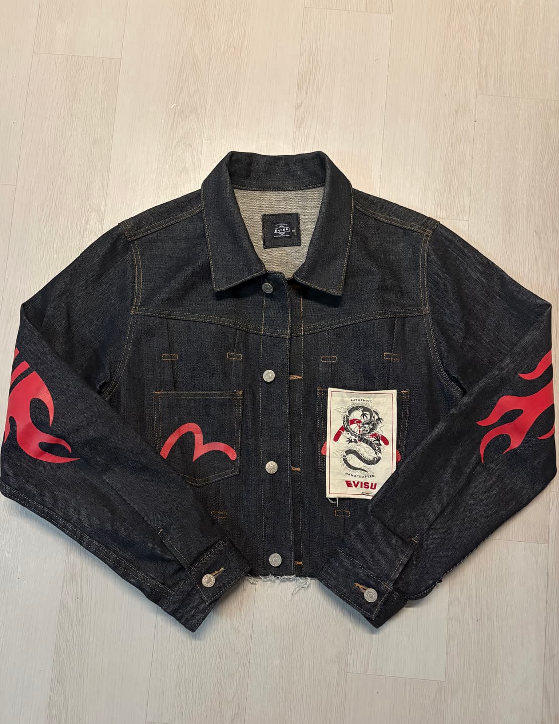 에비수 데님 자켓 상품이미지1