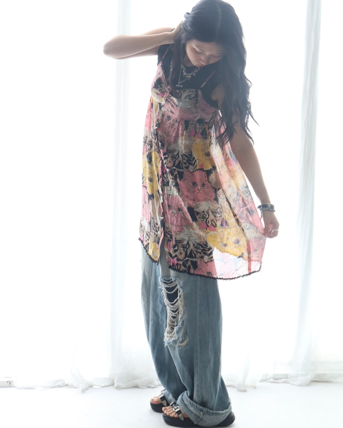 [Hysteric Glamour] Cat Printing Dress 상품이미지3