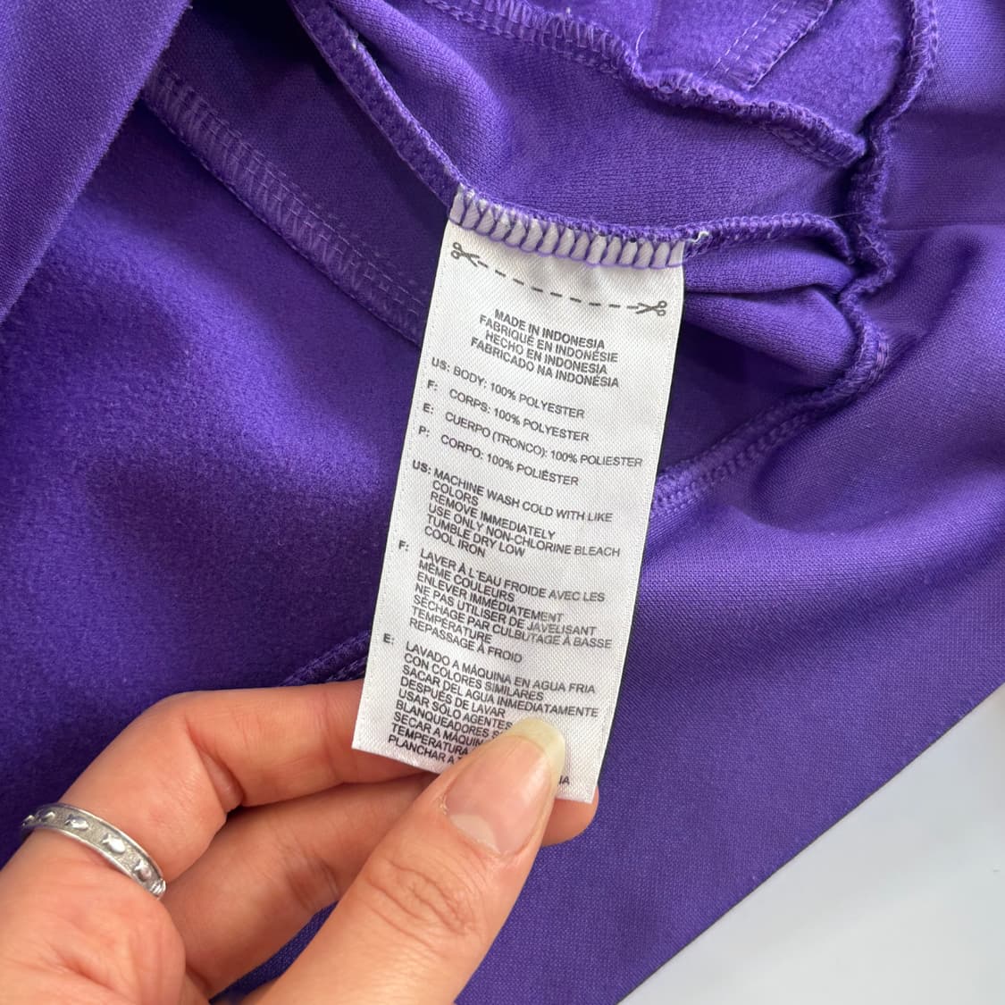 Adidas 퍼플 삼각로고 옐로우 포인트 후드티 상품이미지6