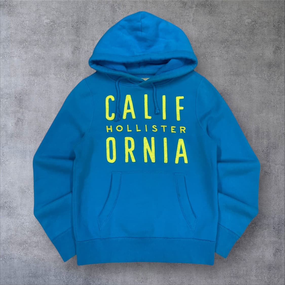 홀리스터 블루 컬러 스펠아웃 빅로고 후드티 상품이미지1