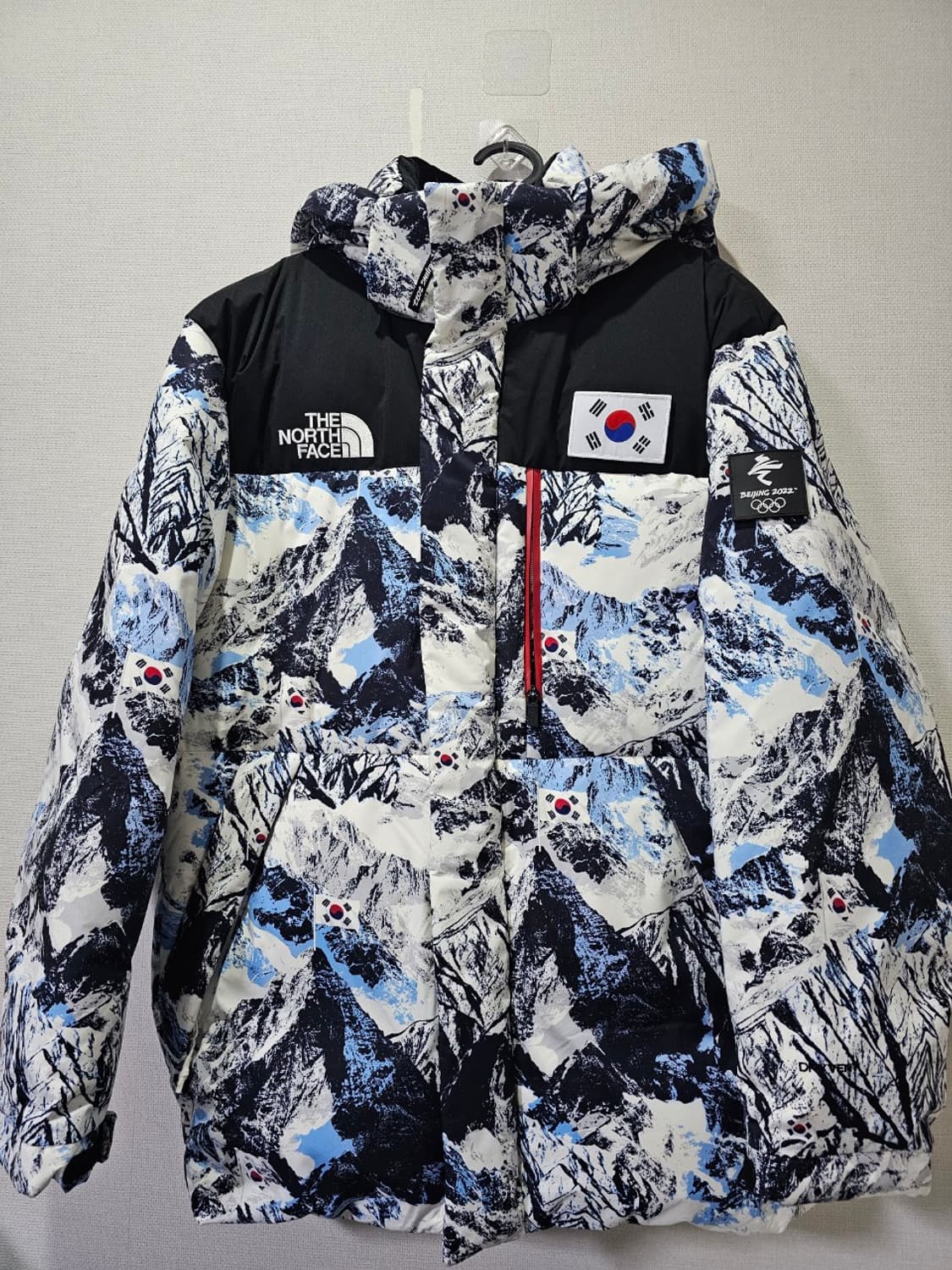 새상품 노스페이스 선수지급용 팀코리아 국가대표 베이징올림픽 패딩 110/ 상품이미지1