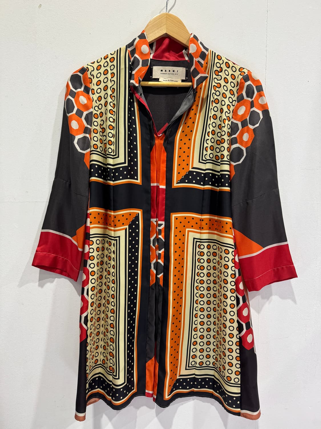 마르니 실크 미니 원피스 38 정품 상품이미지2