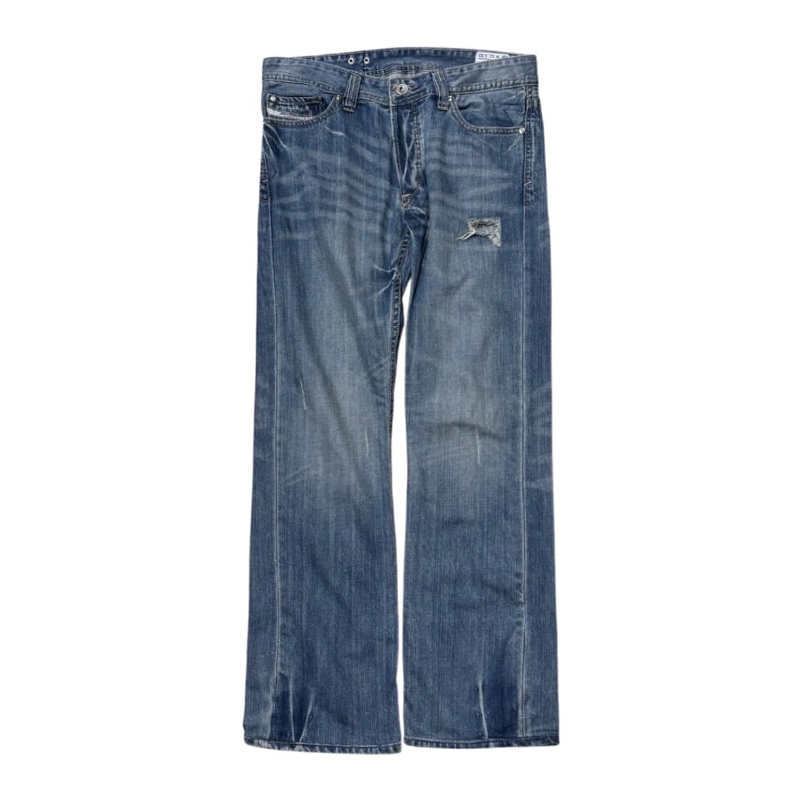 디젤 아디다스 디스트로이드 데미지 워싱 데님 팬츠 상품이미지3