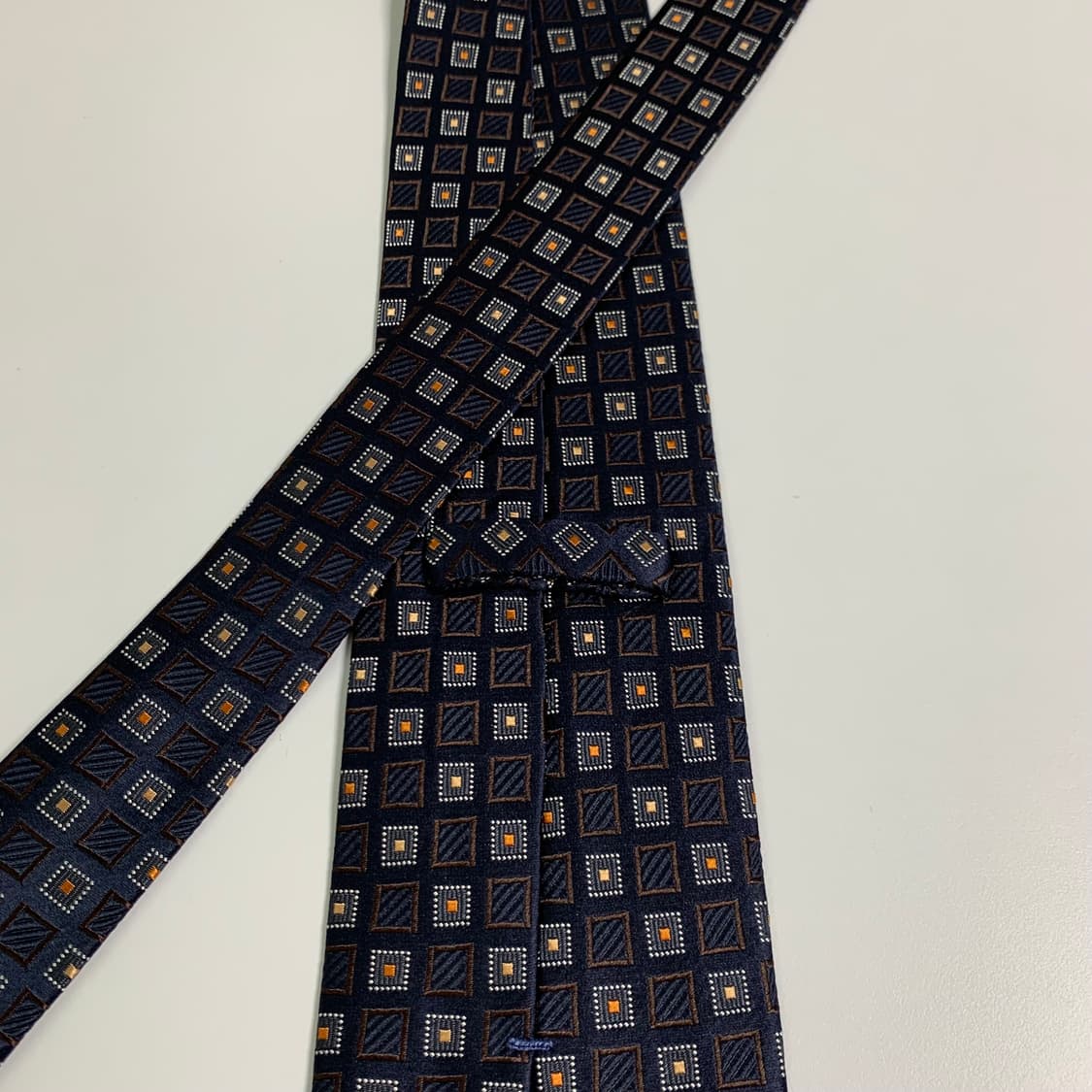 에르메네질도제냐 이태리 100실크 명품넥타이 최상급 A+등급 네이비 상품이미지6