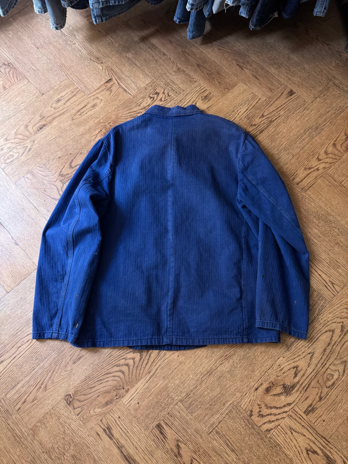 [L]90's 빈티지 페인팅 HBT 프렌치 워크 자켓 상품이미지8