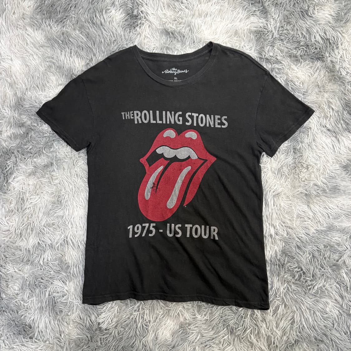 롤링스톤즈 1975 US Tour 티셔츠 faded 상품이미지1
