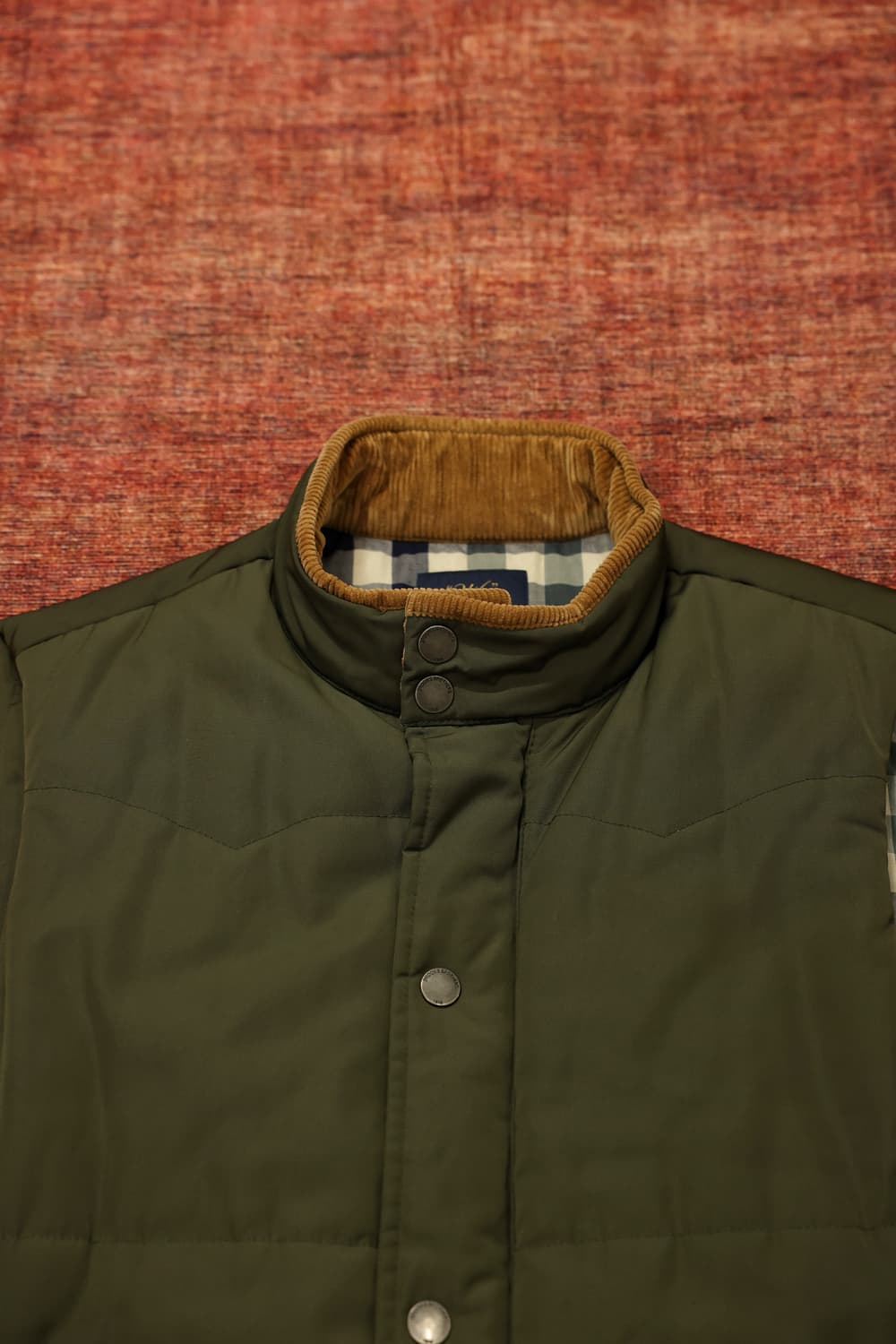 브룩스브라더스 퀼팅 베스트 올리브 판매 상품이미지4