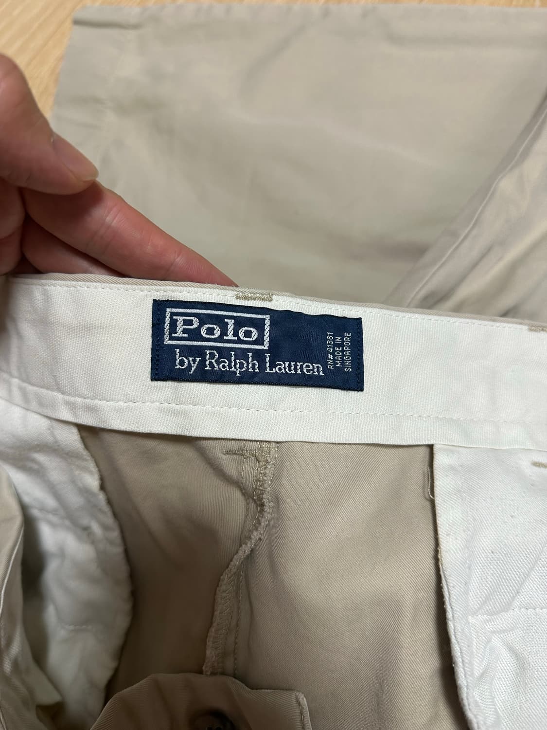 폴로 랄프로렌 베이지 치노팬츠 상품이미지3