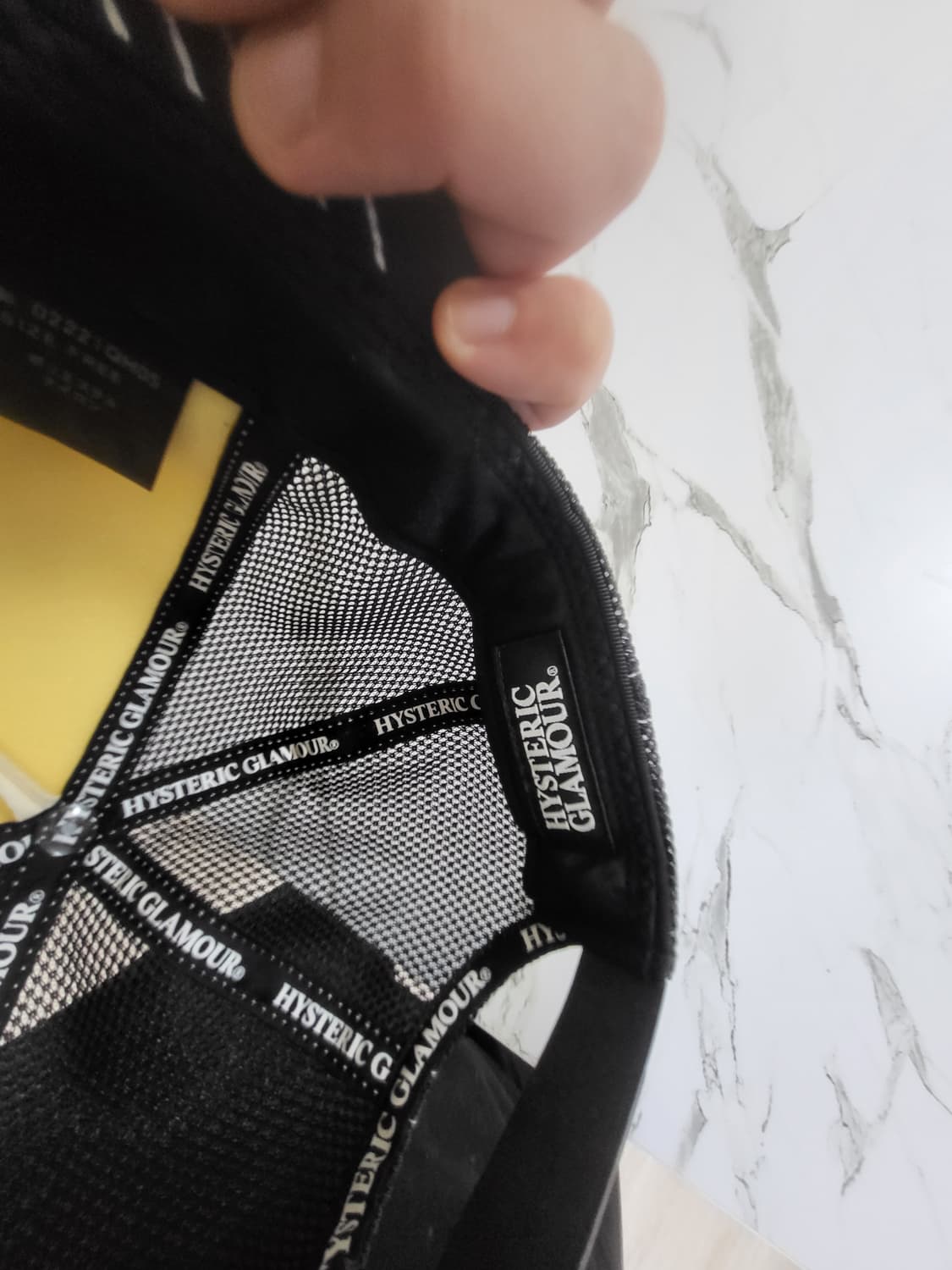 히스테릭 글래머 스피드스터 메쉬 캡 블랙 상품이미지6