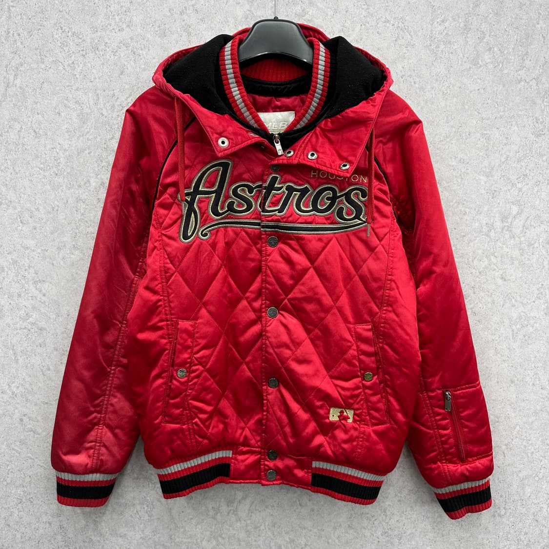 95 MLB 휴스턴 아스트로스 남자 누빔 베이스볼 점퍼 상품이미지1