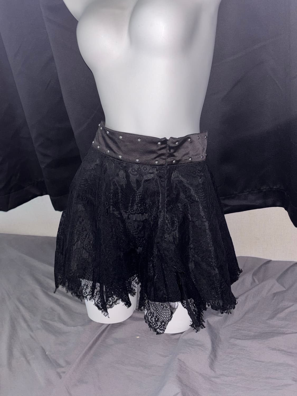 Black lace skirt 상품이미지3