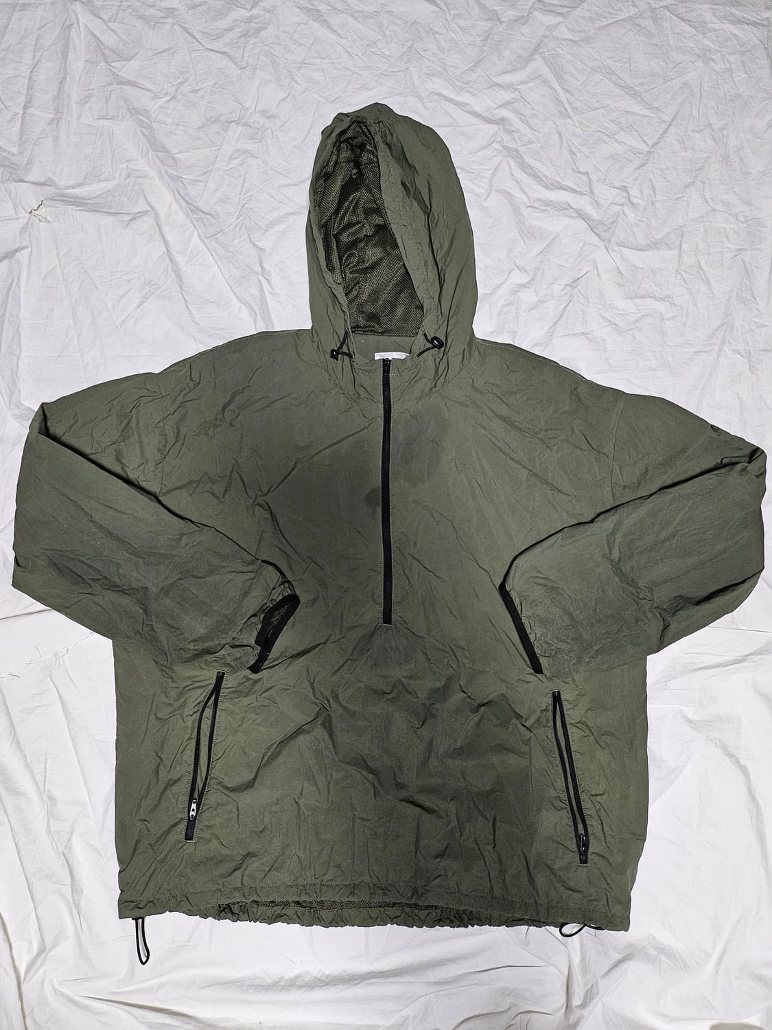 그라미치 나일론 바람막이 카키 L 상품이미지1